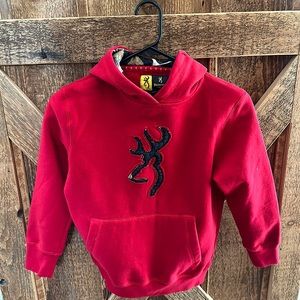 Browning small children’s hoodie. Worn Once.  Feels brand new.